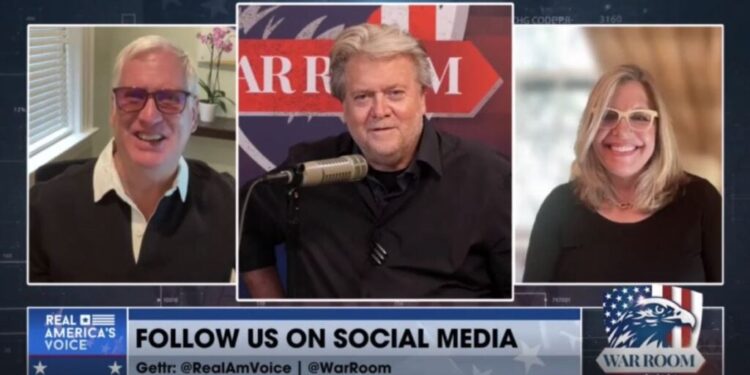 TGP’s Jim Hoft and Patty McMurray Join Steve Bannon on the War Room to Discuss GBI Strategies and Mysterious Director Gary Bell (VIDEO) | The Gateway Pundit