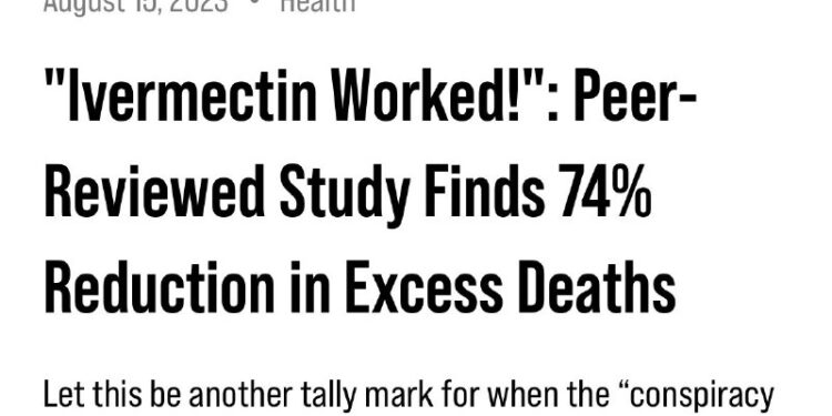 They knew about Ivermectin and Hydroxychloroquine. They hid them from you, lied about them and produced propaganda to ma…