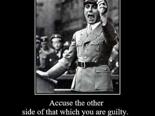 This quote probably goes back to the beginning of civilization. It has been attributed to Marx, Goebbels and many others…