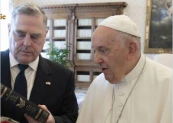 Top US General Meets with Pope to Discuss War After Dropping Cluster Bombs on Russians | The Gateway Pundit
