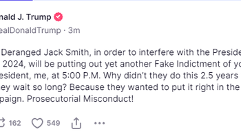 Trump Indicted (Again) For ‘Efforts To Overturn 2020 Election’; DeSantis Defends