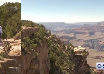 Watch: Biden’s Handlers Allow Him To Walk Along Edge Of Grand Canyon Cliff