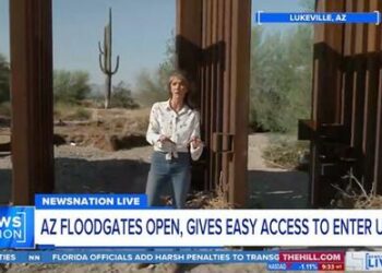 Watch: The Southern Border Is Literally Wide Open