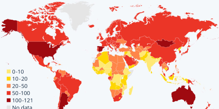 Where The World Eats The Most & Least Meat