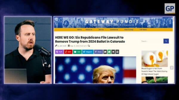 EMERGENCY: RINOs and Democrats Want Trump REMOVED from 2024 Ballots | Elijah Schaffer’s Top 5 (VIDEO) | The Gateway Pundit
