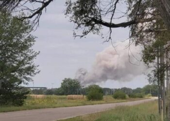 Explosion of Train Car Carrying Perchloric Acid Triggers Four-Mile Evacuation Zone in Nebraska, Sky Filled with Toxic Smoke (VIDEO) | The Gateway Pundit