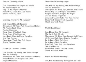 HowardWills.com (Download and Read the Prayers)