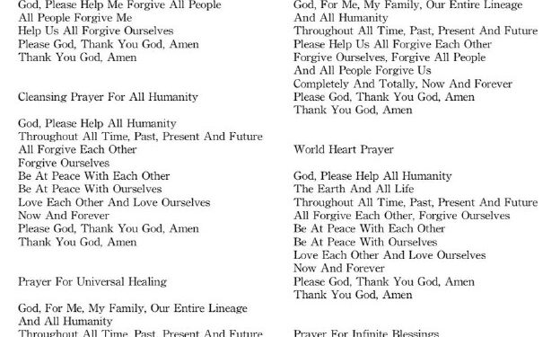 HowardWills.com (Download and Read the Prayers)