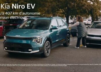 Le Kia Niro EV, maintenant avec l'assistance intelligente de stationnement télécommandée.