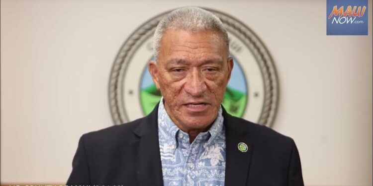 MAUI MAYOR READS FROM SCRIPT — STILL NO REMORSE!!