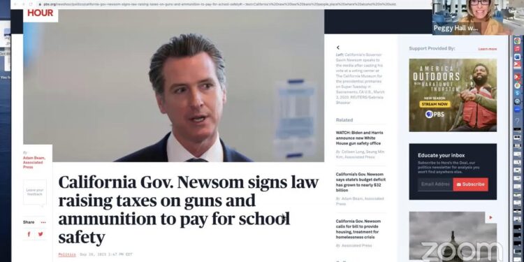 NEWSOM SIGNS STUNNING GUN LAW