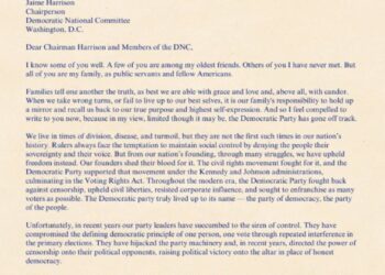 RFK Jr. My party has lost its way. Here is my open letter to the DNC, urging it to "Please, lead by example and hold the…