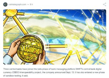https://cointelegraph.com/news/swift-enrolls-3-central-banks-cbdc-interoperability-beta-test-expands-sandbox