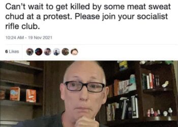 Crazy how this libtard practically predicted his own death!