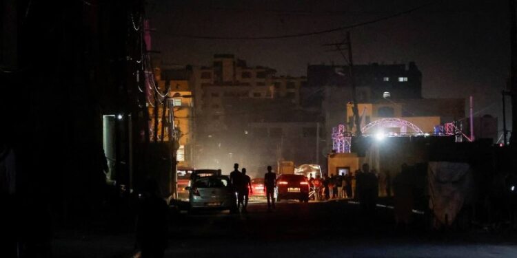 Israel shuts the power down in Gaza.